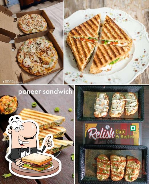 Grilled cheese sandwich at Relish Cafe & Bistro