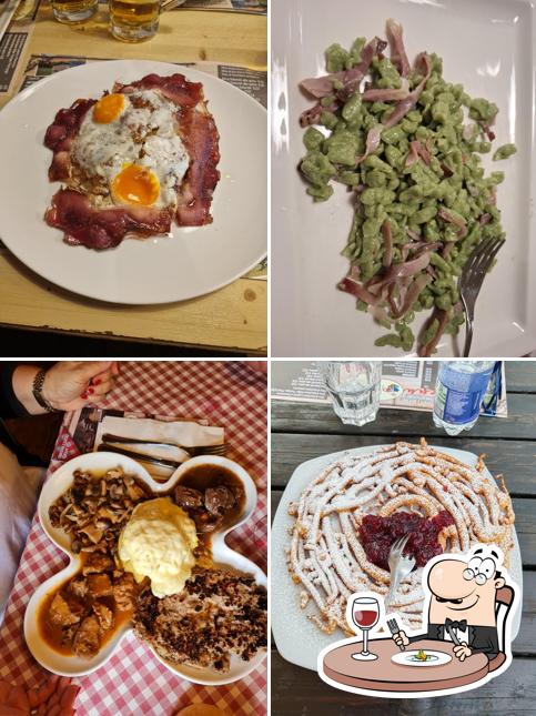 Platti al Ristorante Malga Peniola