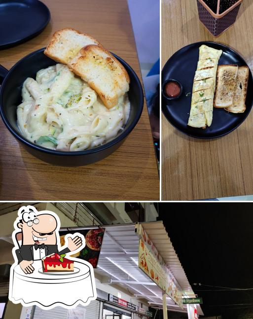 Super foodies café serves a variety of sweet dishes