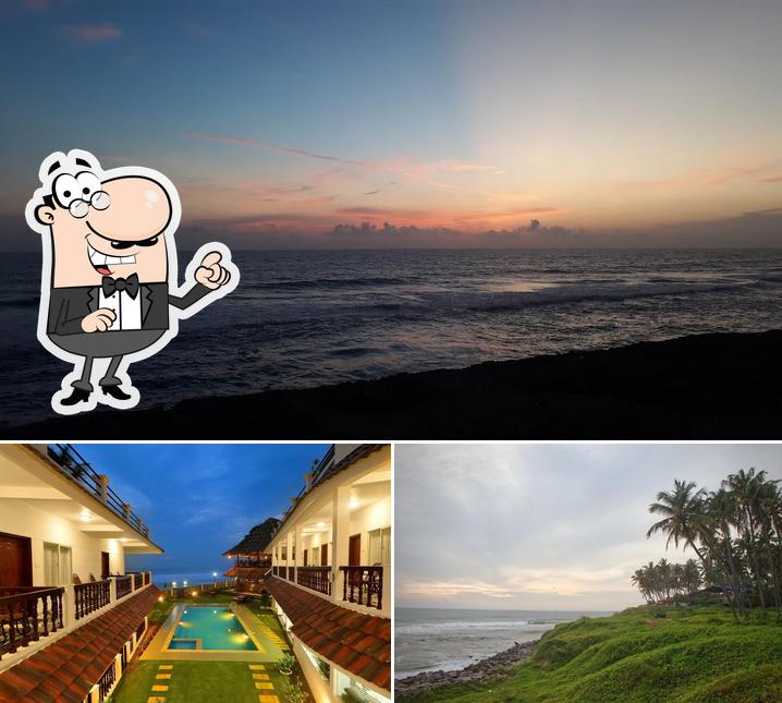Enjoy the view outside B'Canti Boutique Beach Resort Varkala