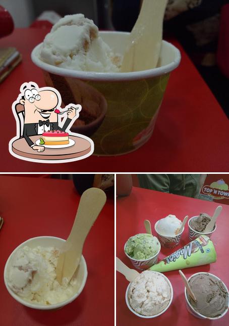 Soni Ice Cream Parlour serves a selection of sweet dishes