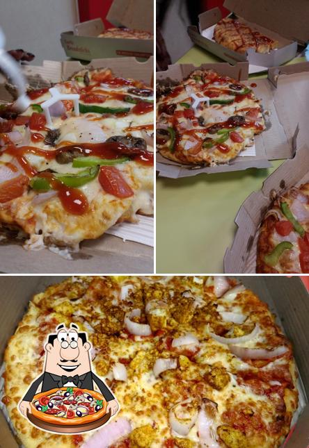 Order different kinds of pizza
