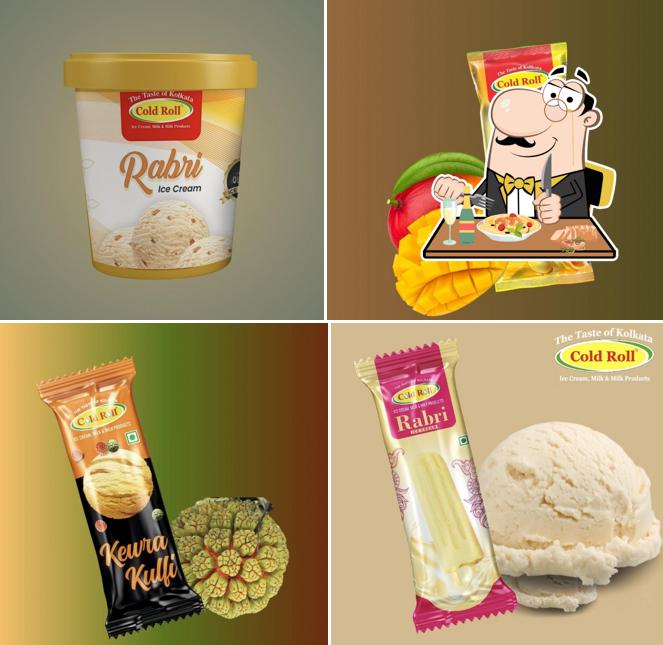 Food at COLD ROLL(sonu ice cream)