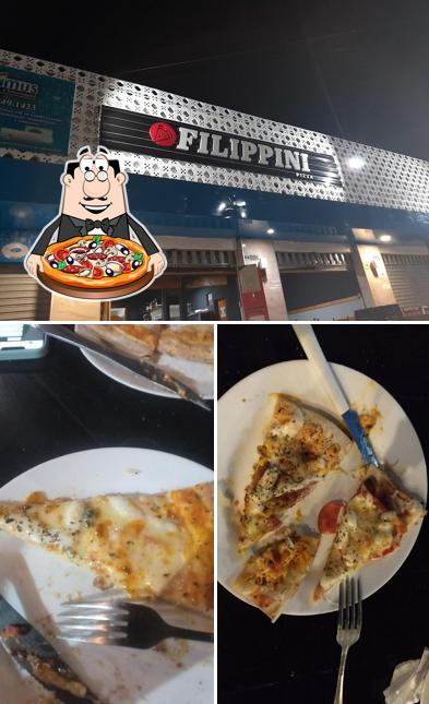 Escolha pizza no Filippini pizza