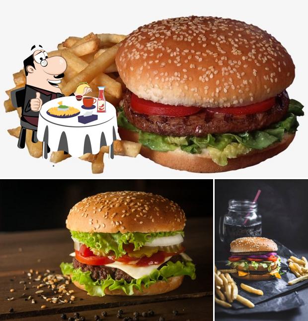 Try out a burger at Just 49 Rs