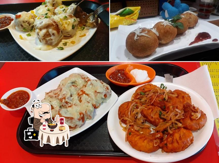 Food at Momo Magic Cafe