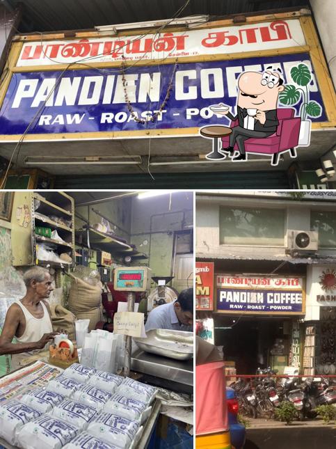 The interior of Pandien Coffees