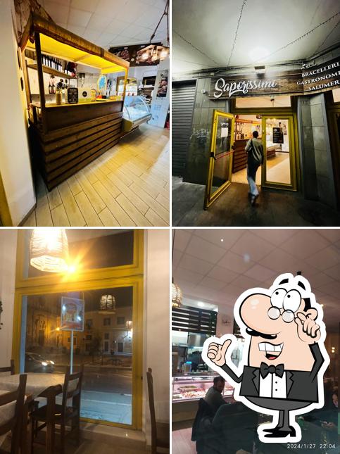 Gli interni di Saporissimi Bracelleria Gli interni di Saporissimi Bracelleria