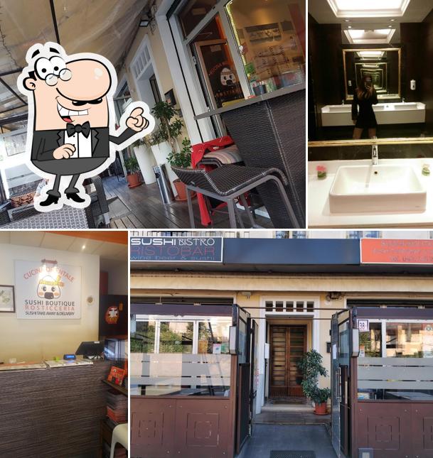 Dai un'occhiata agli interni di Sushi Boutique