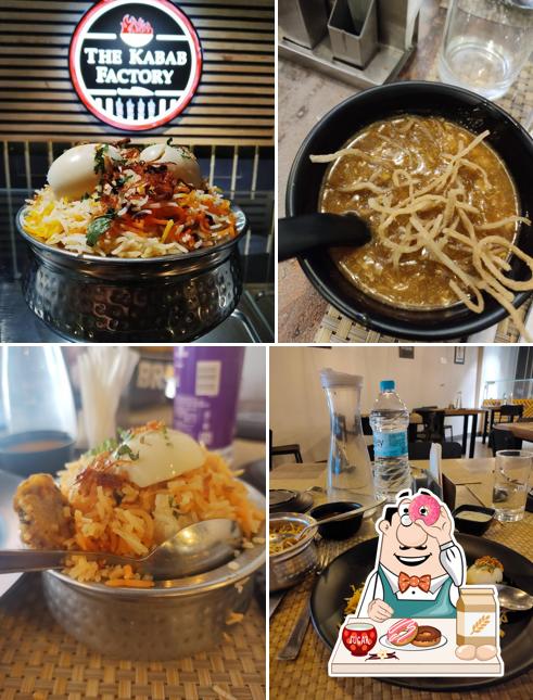 The Kabab Factory serves a selection of sweet dishes