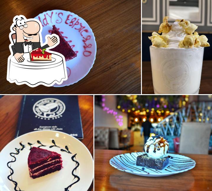Cafe Buddy's Espresso provides a variety of sweet dishes