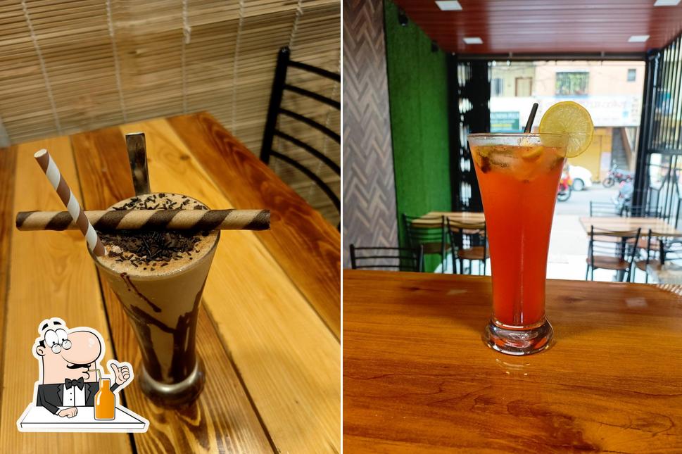 Enjoy a drink at Golden Jazz Cafe