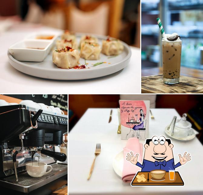 Chocolate mousse at Kaffa Cafe