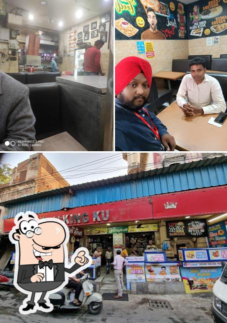 This is the image showing interior and exterior at New H.S. King Kulfi- Best Restaurant In Jalandhar