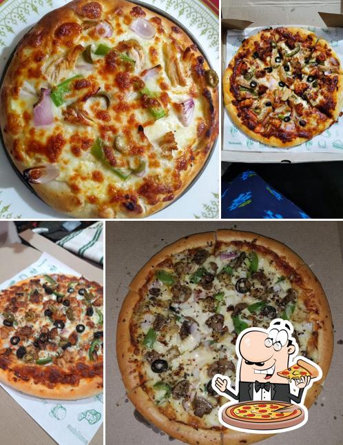 Order various types of pizza