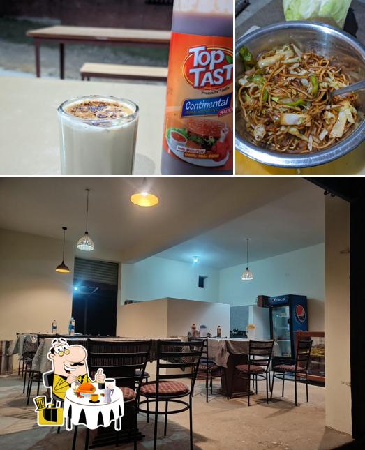 Among different things one can find food and interior at ASHU CAFE