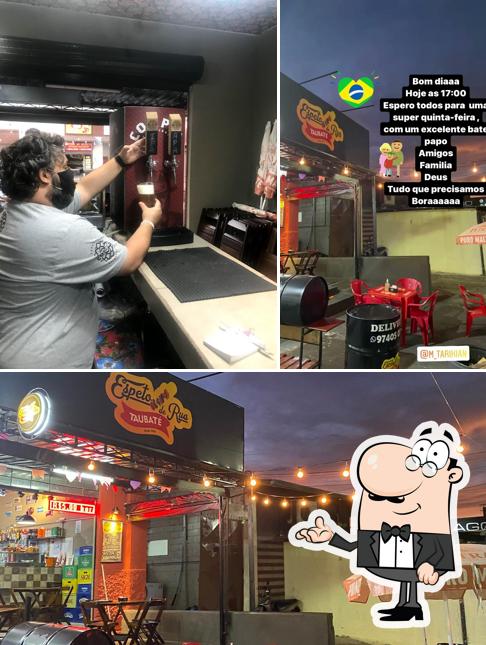Esta é a imagem apresentando interior e exterior a Espeto do Doka