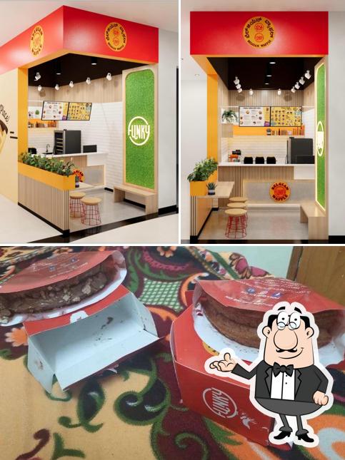 The interior of Funky Belgian Waffle
