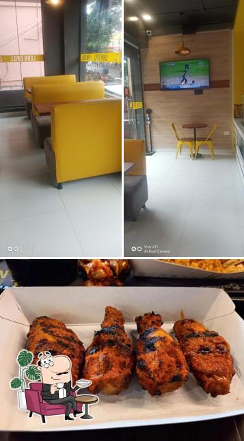Leon's Burgers & Wings Rajajinagar is distinguished by interior and meat