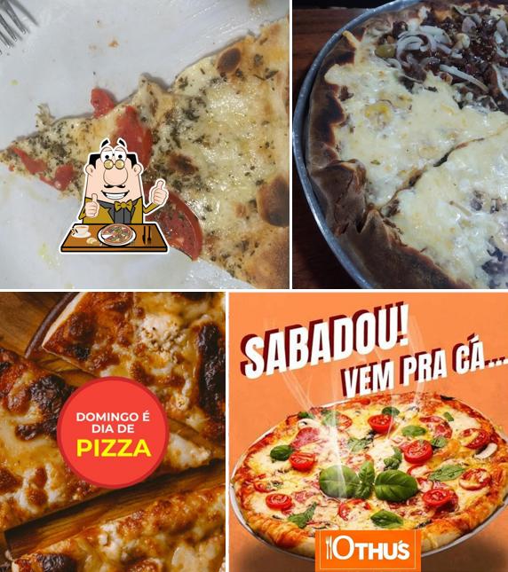 Experimente pizza no Othu's Restaurante