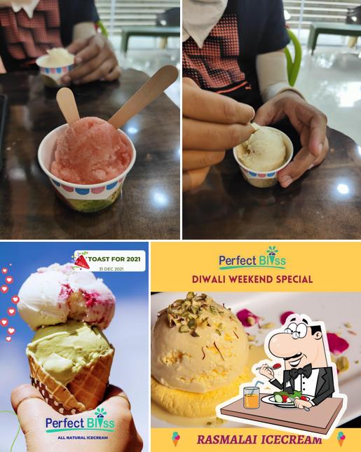 Food at Perfect Bliss Ice cream