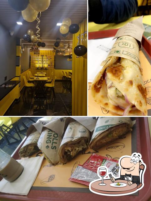 Food at Rolls King Moradabad