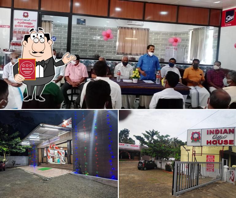 Here's a pic of Indian Coffee House - ഇന്ത്യൻ കോഫീ ഹൗസ്