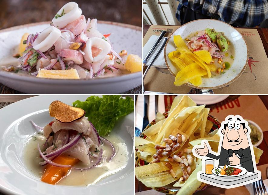 Ceviche em La Peruana