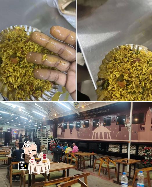 Check out the photo depicting food and interior at Offtrack Rail Coach Restaurant