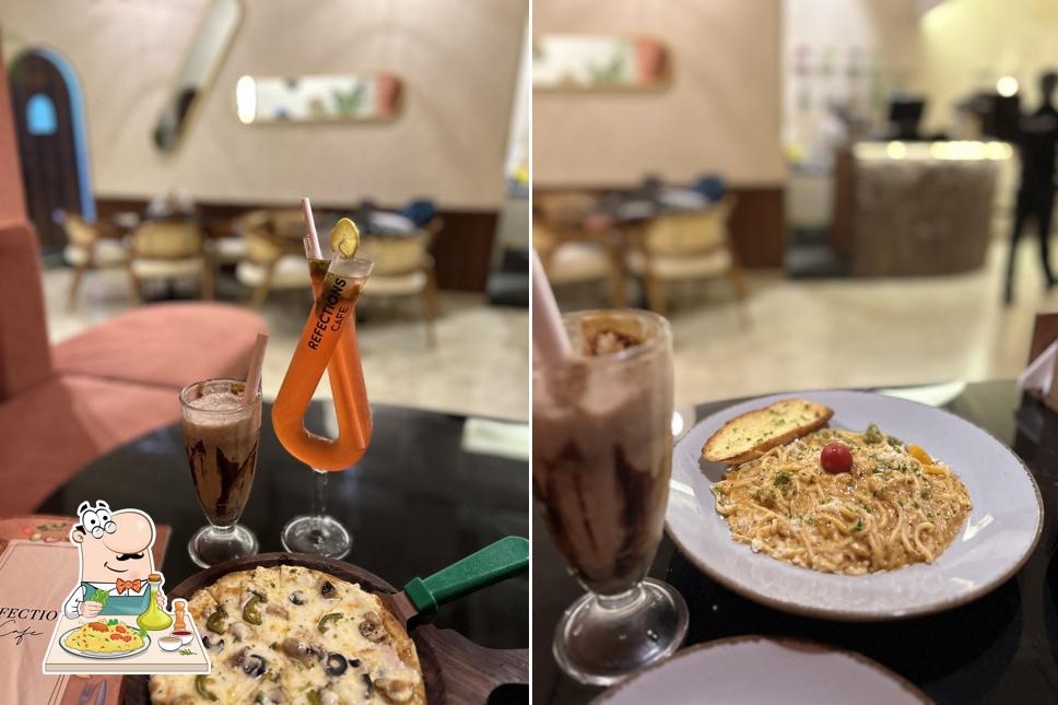 Food at Refections Cafe