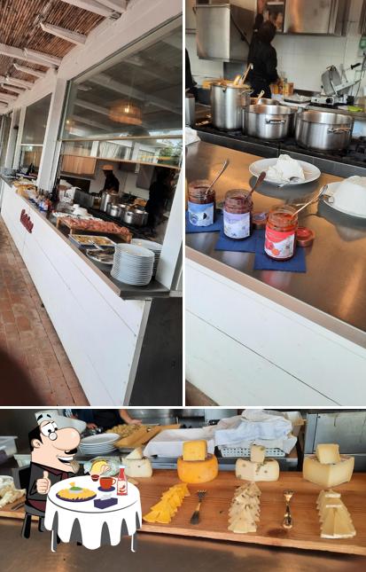 Piatto di formaggi al Agriturismo Le Spighe