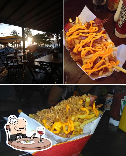 Platos en Hamburgueria Hamz Artesanal em Ilhabela SP