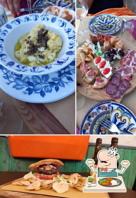Panino con maiale stirato al Fattoria Ascanio Cruciani