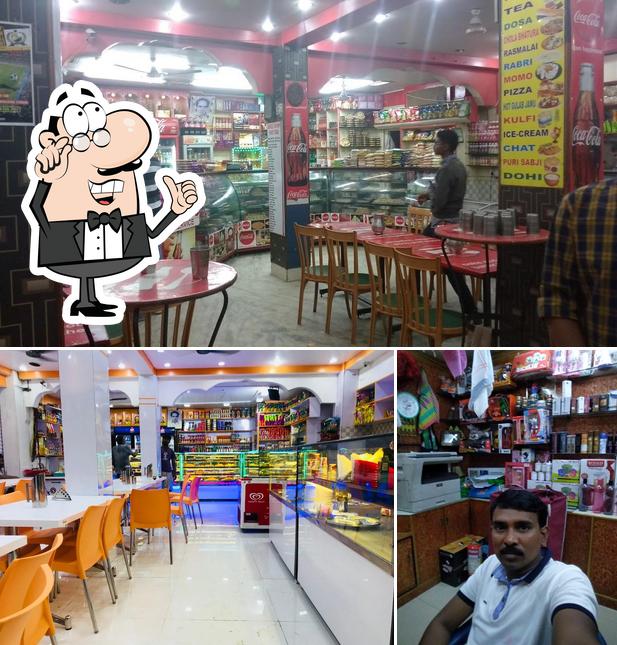 The interior of New Shree Shyam Hotel and Resturant