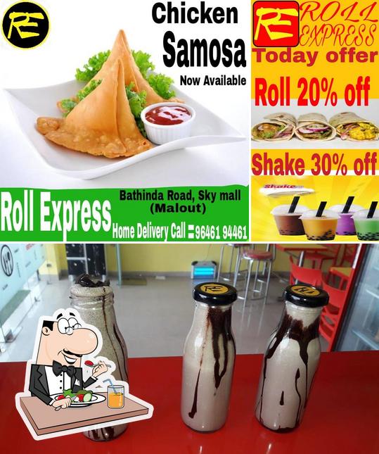 Roll Express, Malout is distinguished by food and interior