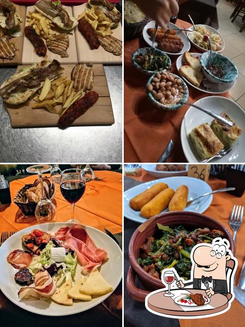 Ordina i un pasto a base di carne a U Cascettaru