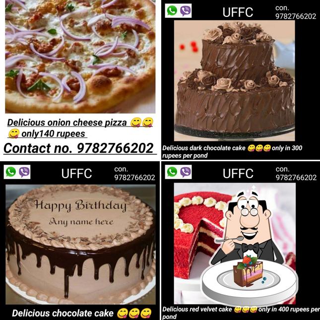 Chocolate cake at Uffc ( universal fast food centre)