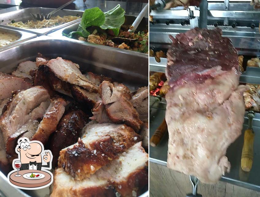 Comida em Churrascaria e Lanchonete Cantinho da Roça