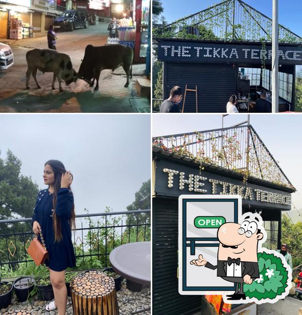 Enjoy the view at the outside area of The Tikka Terrace