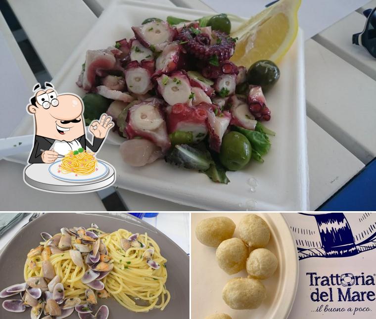 Spaghetti alla carbonara al Trattoria Del Mare