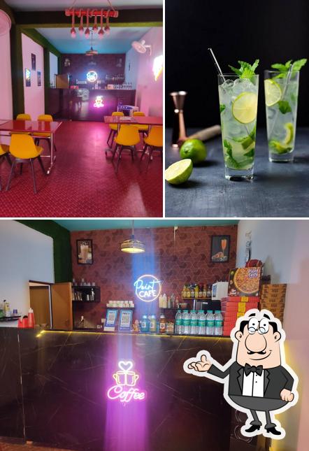 The interior of Point Cafe