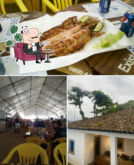 O interior do Festa da Tainha