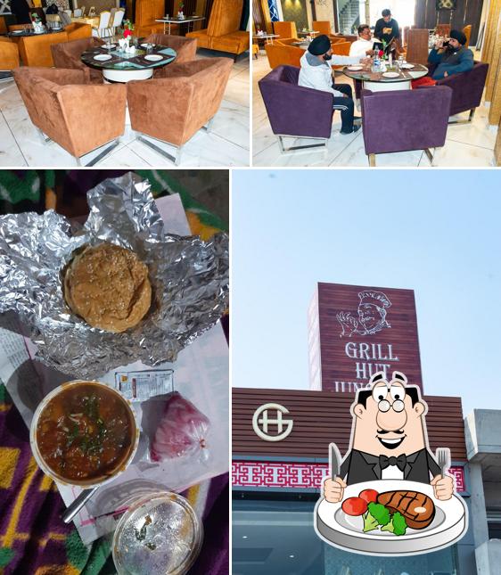 Order meat meals at Grill Hut Junction
