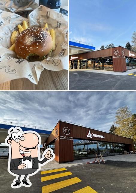 Tra le diverse cose da Holy Cow! Gourmet Burger Co. HERRLISBERG si possono trovare la esterno e interni