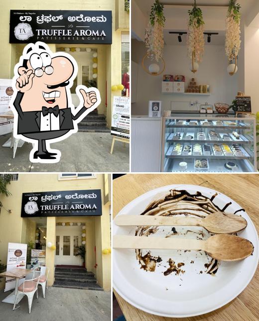 The interior of La Truffle Aroma - Patisserie & Cafe (unit of S.S Bakers - by Suprita)
