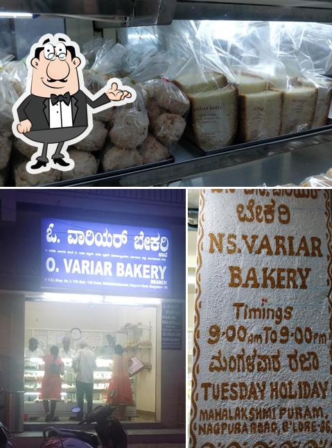 The photo of NS VARIAR BAKERY’s interior and food