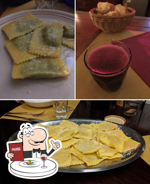 Platti al Osteria Guerrina