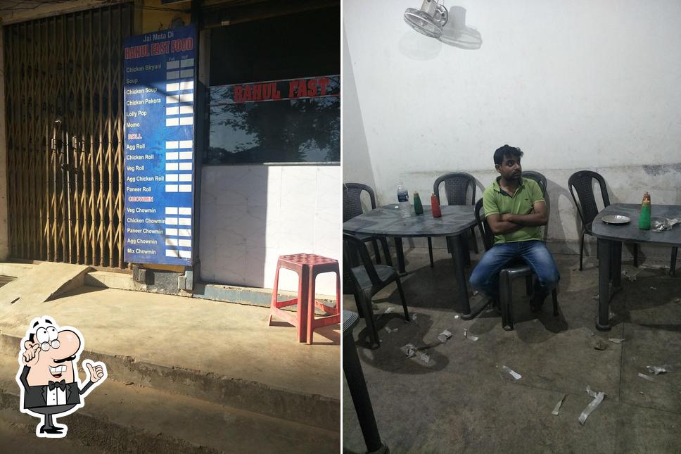 The interior of Rahul Fast Food