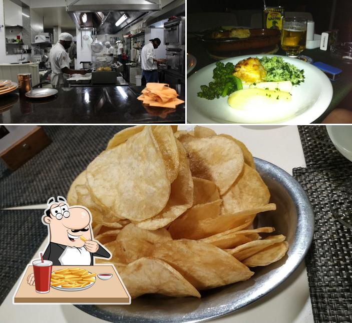 Batata frita em Taberna Baltazar