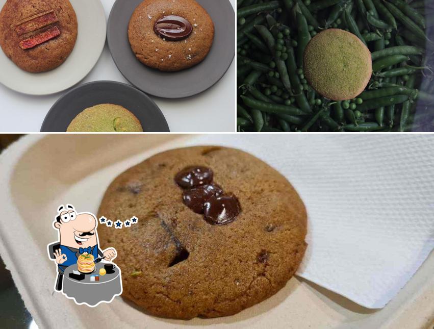 Food at Ricky's Cookies